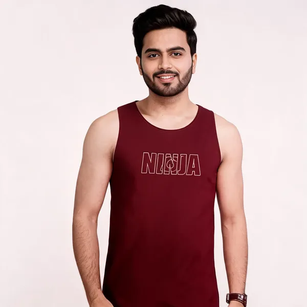 Maroon_Cotton_Hosiery_Vest_For_Men