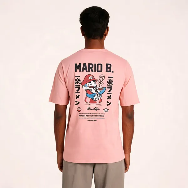 Pink_Cotton_Hosiery_T-Shirt_For_Men
