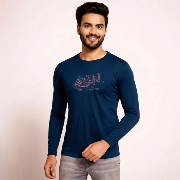 Navy_Cotton_Hosiery_T-Shirt_For_Men