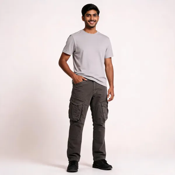 Grey_Cotton_Cargo_Pants_For_Men