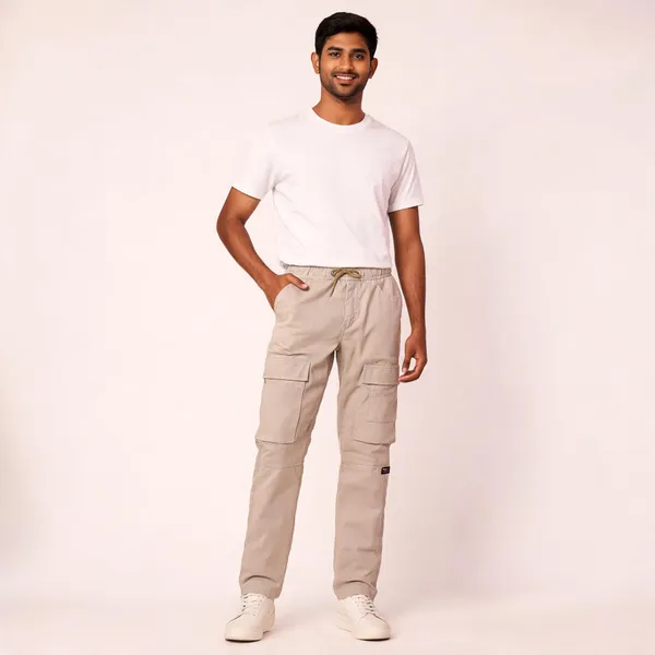 Beige_Cotton_Straight_Fit_Cargo_Pants_For_Men