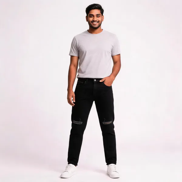 Black_Denim_Knee-Cut_Jeans_For_Men