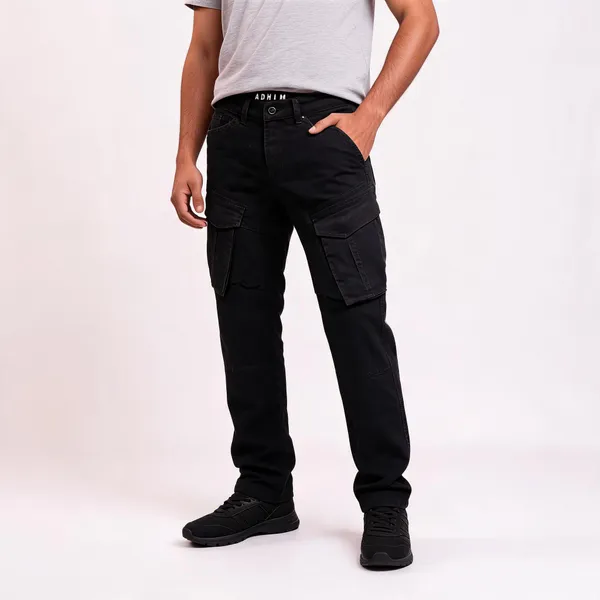 Black_Cotton_Straight_Fit_Cargo_Pants_For_Men