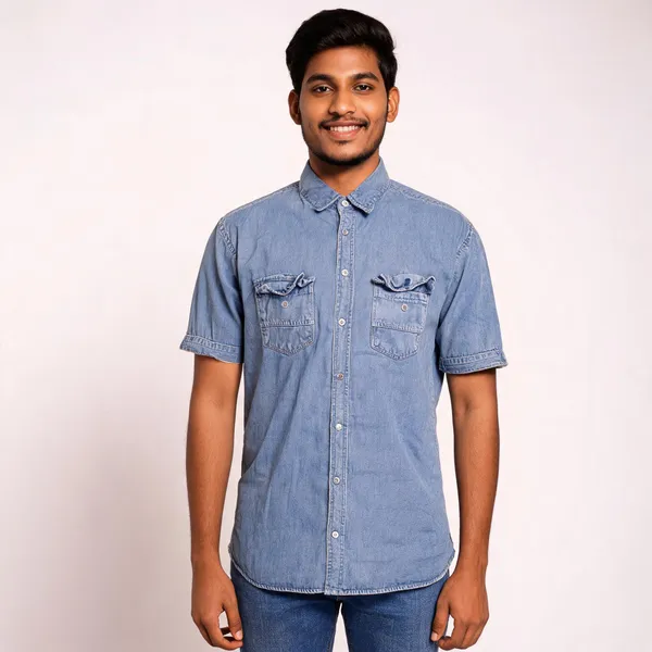 Gray_Cotton_Rfd_Half_Sleeve_Shirt_For_Men