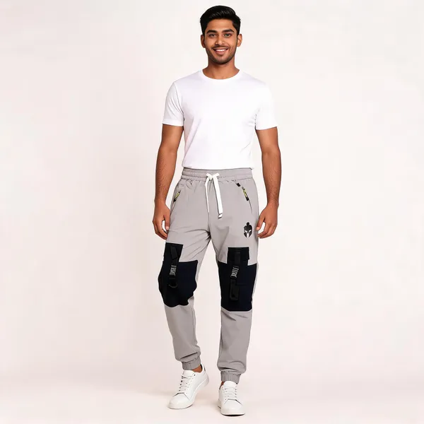Grey_With_Black_Ns_Fabric_Fancy_Pants_For_Men
