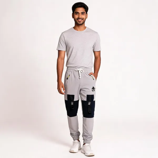 Grey_With_Black_Ns_Fabric_Fancy_Pants_For_Men