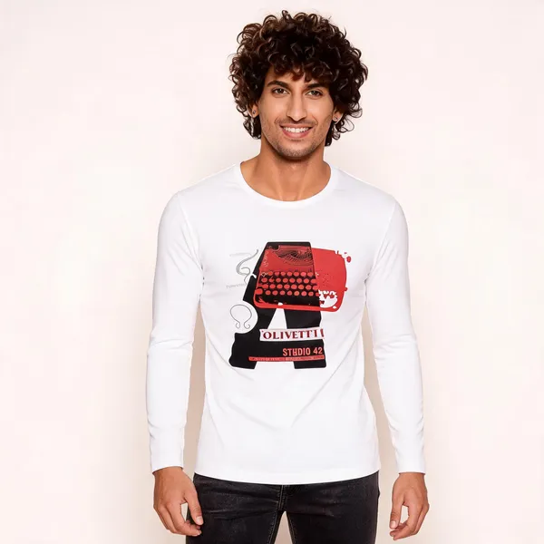 White_Cotton_Hosiery_T-Shirt_For_Men