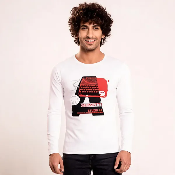 White_Cotton_Hosiery_T-Shirt_For_Men
