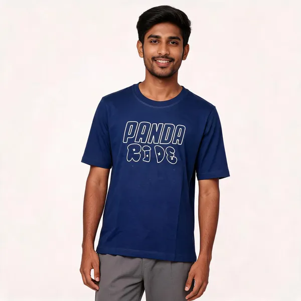 Blue_Cotton_Hosiery_T-Shirt_For_Men