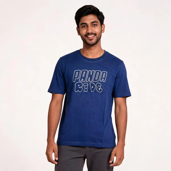 Blue_Cotton_Hosiery_T-Shirt_For_Men