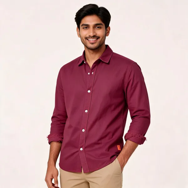 Maroon_Rfd_Heavy_Shirt_For_Men