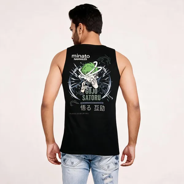 Black_Cotton_Hosiery_Sleeveless_Vest_For_Men