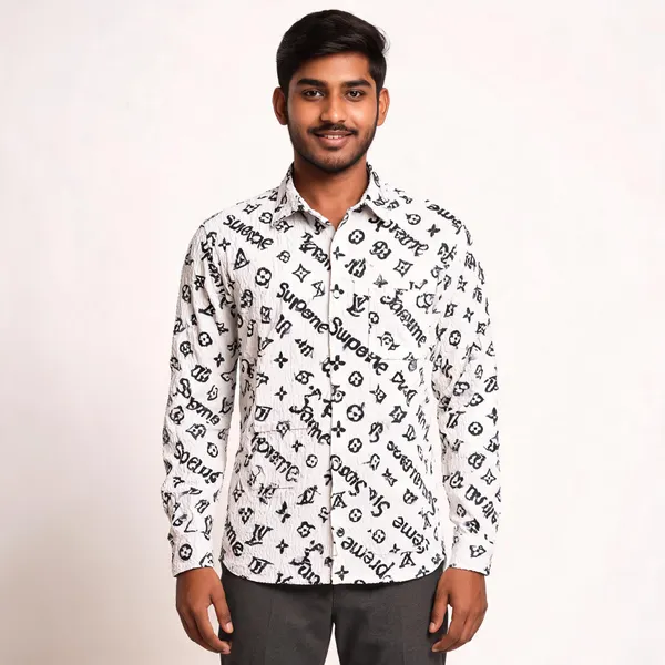 White_Popcorn_Fabric_Full_Sleeve_Shirt_For_Men