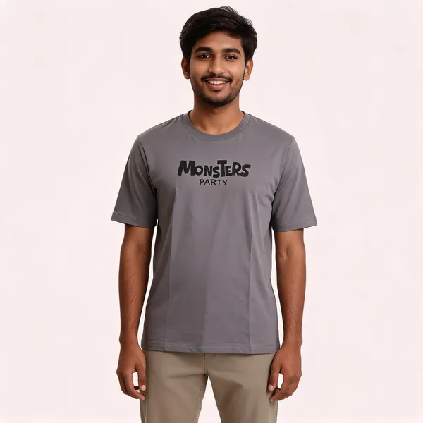 Grey_Cotton_Hosiery_T-Shirt_For_Men