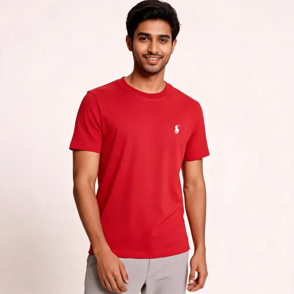Red_Lycra_T-Shirt_For_Men