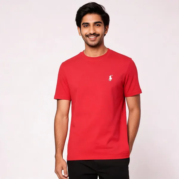 Red_Lycra_T-Shirt_For_Men