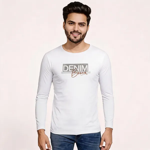 White_Cotton_Hosiery_T-Shirt_For_Men