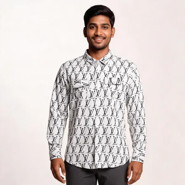 White_Popcorn_Fabric_Full_Sleeve_Shirt_For_Men