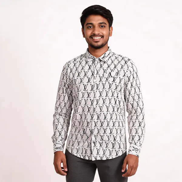 White_Popcorn_Fabric_Full_Sleeve_Shirt_For_Men