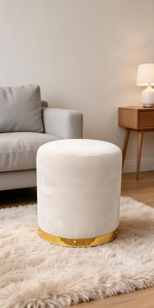 Velvet_Round_Off_White_Ottoman_Stool