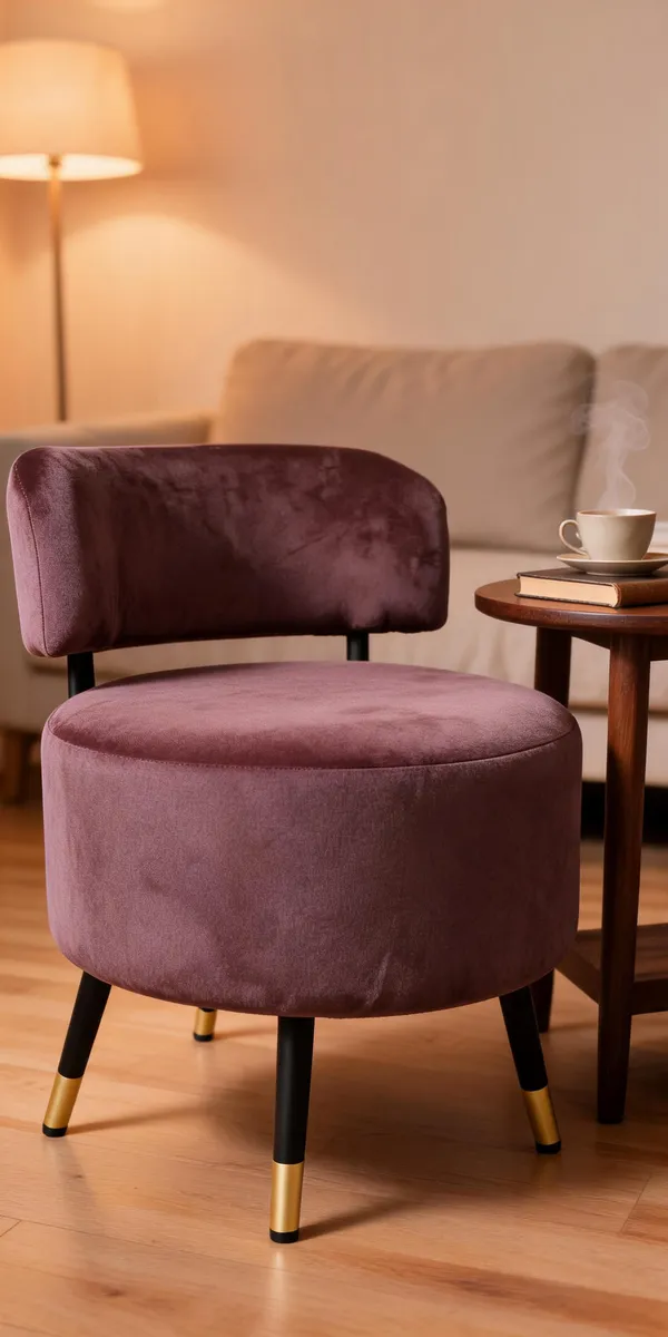 Velvet_Round_Brown_Accent_Chair