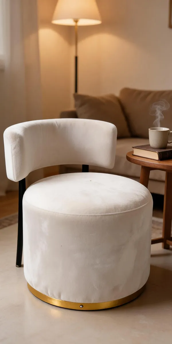 Velvet_Foam_Round_Accent_Chair_Off_White