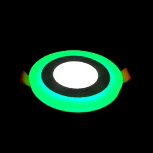 _16_Watt_12+4_Double_Colour_LED_Panel_Side_3D_Effect_Light_(Green,_Round)