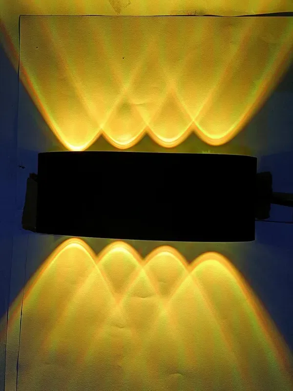 _24W_4_Up_4_Down_LED_AUTO_Color_Changing_7_Colors,_Outdoor_UP_Down_Wall_Light,_Waterproof,_Red-Blue-Green-Warm_Color_tone