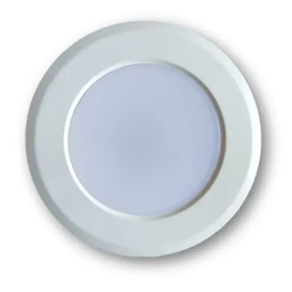CAMRAYS_6-Watts_Round_LED_Panel_Conceal/Junction_Down_Light_(Pack_of_4)_(Warm_White(_Yellow-_3000k_,Plastic),_6_Watts_(_11cm_x_11cm_x_3.5cm),_Cutout_2.7"_/_7_cm))