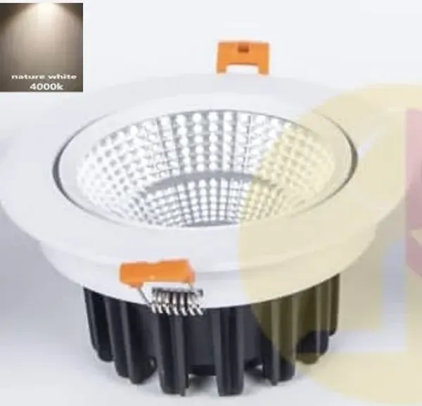 White_Radiant_Led_Cob_Down_Celing_Light_2_Years_Warranty_24_Watt_14_Cm_X_14_More