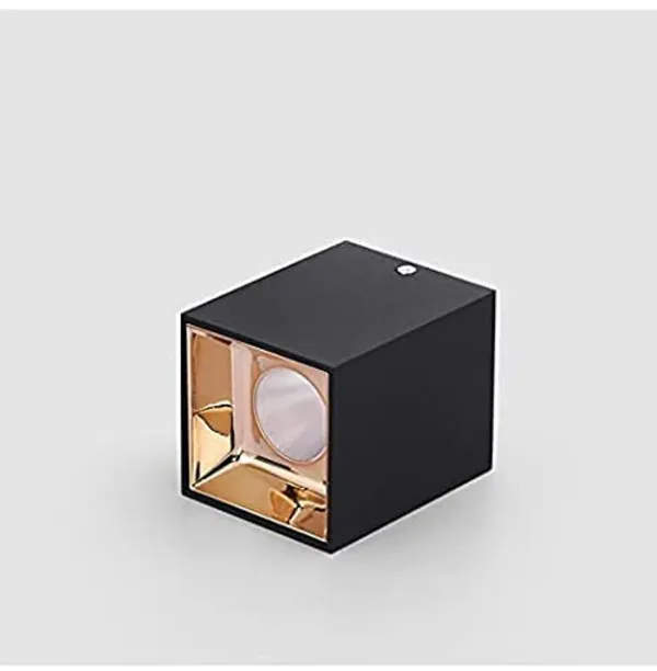 _6_Watt_COB_Cylinder_Surface_Light_Black_Body_(Warm-3000k),_Rose_Reflector,_9cm_x_5.4cm_x_5.4cm