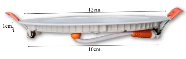 8-Watt_Slim_False_Ceiling/Recessed_Panel_Round_Light_|_White_|_12_cm_x_12_cm_x_1_cm_|_Cutout_4_Inches