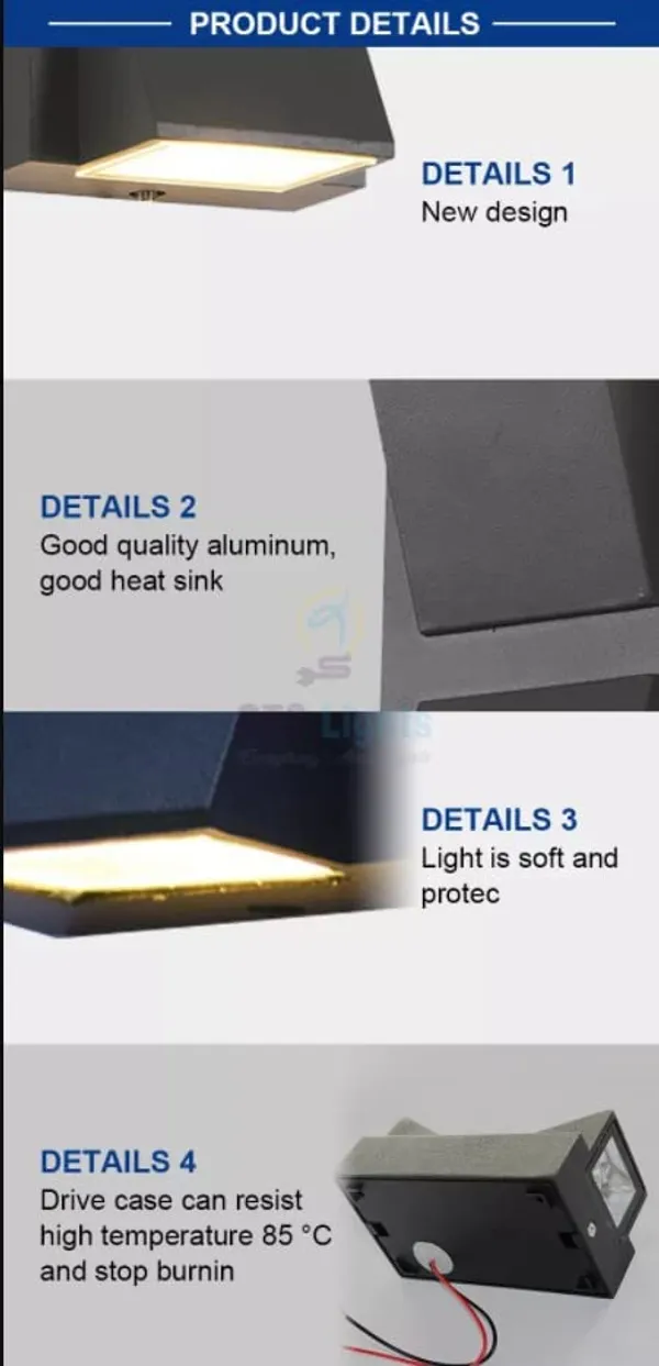 _10-Watts_K-Shape_Up_Down_Outdoor_LED_Wall_Light,_Aluminum_Black_Die_Casting_Body,_Warm_White_3000K,_Waterproof,_Rectangular