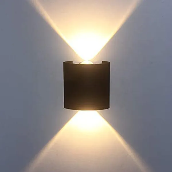 _Outdoor_LED_Wall_Light,_Aluminum_Black_Die_Casting_Body,_Waterproof_Up_Down_Light_(1Up1Down)