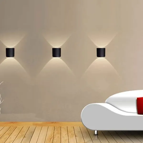 _Outdoor_LED_Wall_Light,_Aluminum_Black_Die_Casting_Body,_Waterproof_Up_Down_Light_(1Up1Down)