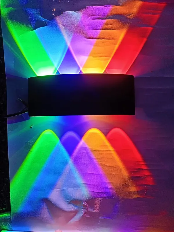 _4_Up_4_Down_LED_Outdoor_UP_Down_Wall_Light,_Waterproof,_Red,Blue,Green,Warm_Color_Tone(Metal)