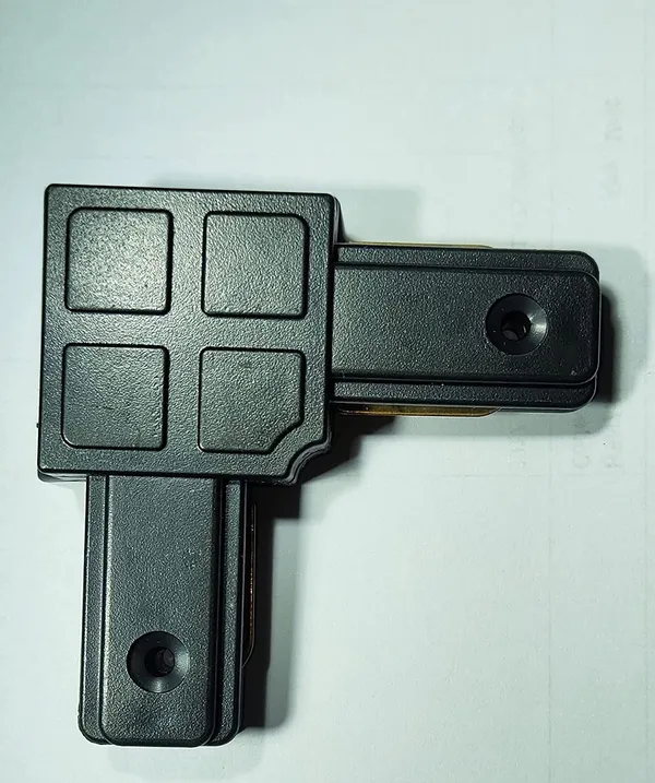 _Track/Trackline/Trackway_Connector/Jointer_for_LED_Track_Lights_Corner_Connector_for_2-Wire_Lighting_Track_Rail_(Black_Body,_Straight_Connector)