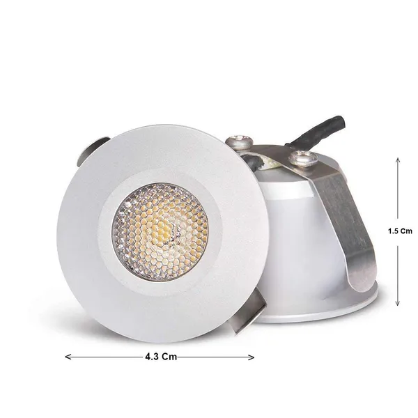 CAMRAYS_2-Watt_Button_LED_Spot_Light_(White)