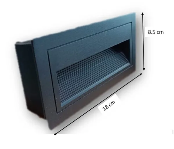 4_Modular_Aluminum_Embedded_Staircase_6W_Outdoor_LED_Foot_Light_Step_Corner_Wall_Stair_Square_Waterproof_Lamp