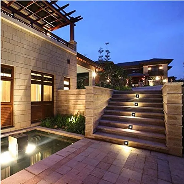 4_Modular_Aluminum_Embedded_Staircase_6W_Outdoor_LED_Foot_Light_Step_Corner_Wall_Stair_Square_Waterproof_Lamp