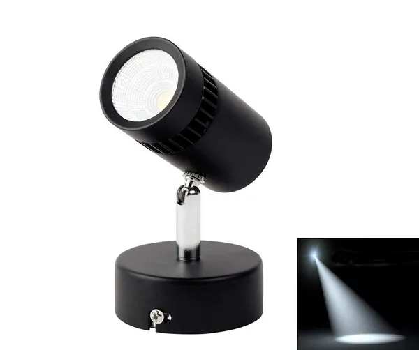 9_Watt_Cool_White(6500k)_Led_Wall_Light_for_Focusing_Wall_or_Photo_Frame_(Black_Body)