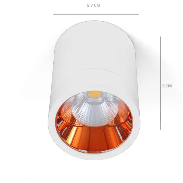 _COB_Cylinder_Surface_Light_White_Body_(Warm_White-3000k,_12_Watt,_Rose_Reflector,_11cm_x_7.5cm_x_7.5cm)