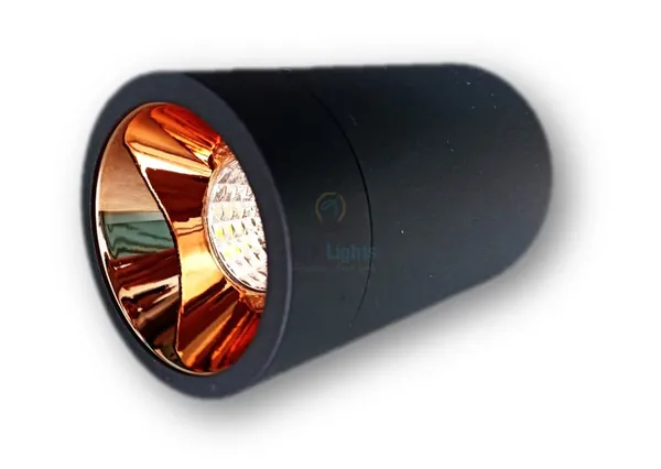 _6_Watt_COB_Cylinder_Surface_Light_Black_Body_(Warm-3000k(Yellow),_Rose_Reflector,_9cm_x_5.8cm_x_5.8cm)