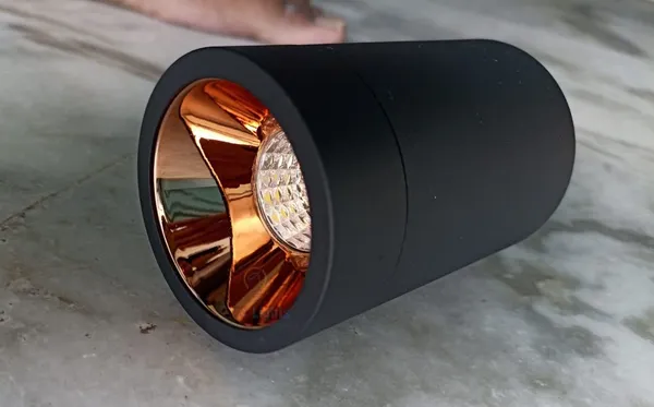 _6_Watt_COB_Cylinder_Surface_Light_Black_Body_(Warm-3000k(Yellow),_Rose_Reflector,_9cm_x_5.8cm_x_5.8cm)