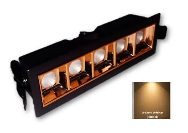 _10_Watt_Black_Gold_Finish_Square_Laser_Linear_Spotlight_for_Indoor_Lighting,_(15_cm_x_4.5_cm,_Aluminium_Body/Warm_White_-_3000k)