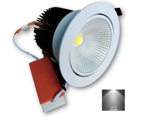 _COB_Down_Celing_Light_Movable_(Cool_White-6500k,_50_Watt)_(16_cm_x_16_cm_x_12.8_cm)_Cutout_10.7cm