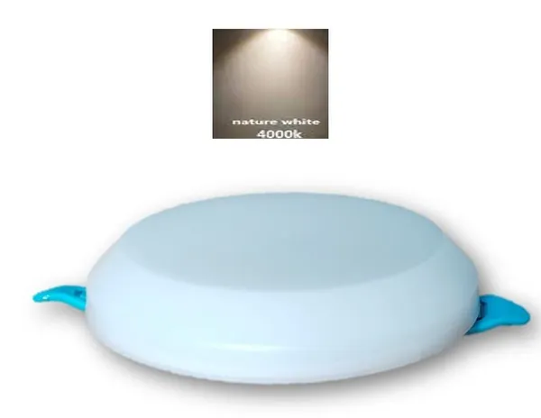 12W_Panel/Junction/Council/Celing_Led_Light_with_Adustable_Cutout_(4.7cm_to_10cm)_Round_Light_(Natural_White-4000k)