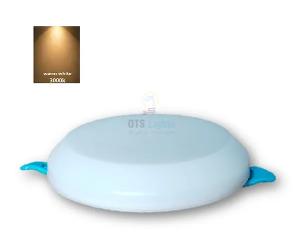 12W_Panel/Junction/Council/Celing_Led_Light_with_Adustable_Cutout_(4.7cm_to_10cm)_Round_Light_(Warm_White-3000k)