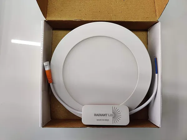 _Slim_Panel_Round_Celing_Light_(Warm_White/_3000k,_22_Watt,_22_cm_x_22_cm_x_1_cm,_Cutout_-_8_Inches)_-_2_Years_Warranty