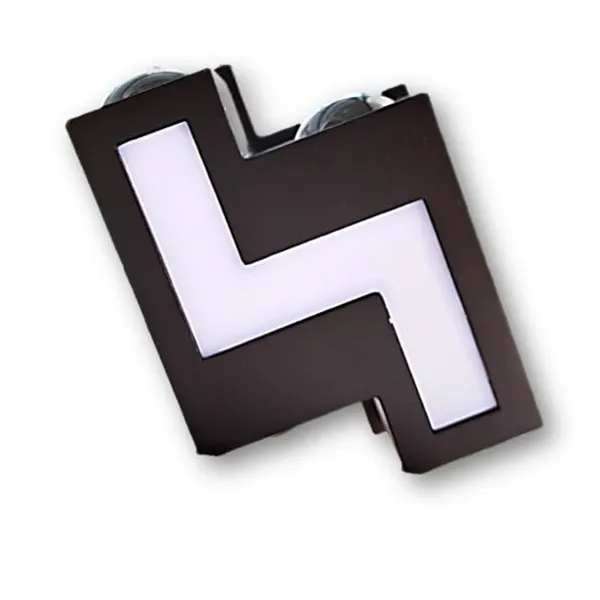 _7W_(4x1W+3W)_Outdoor/Indoor,_Z_Shape_fornt_Up_Down_Home_Decor_Waterproof_Exterior_Wall_Light_(Warm_White_-_3000K)